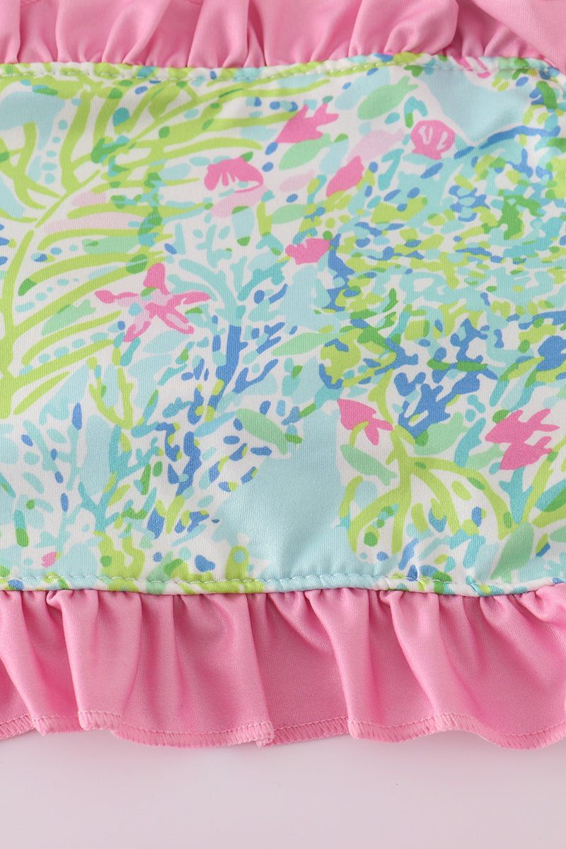 Girls Meadow Breeze Print 2pc Swimsuit