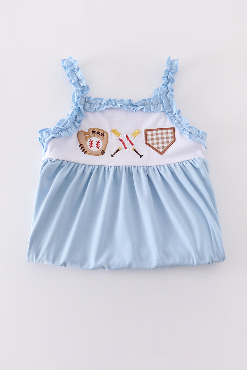 Girls Appliquéd Baseball Set