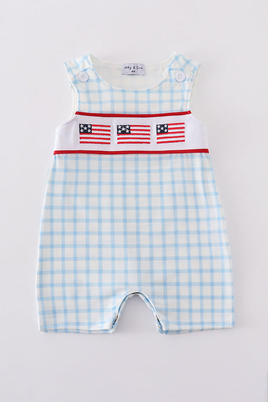 Boys American Flag Romper