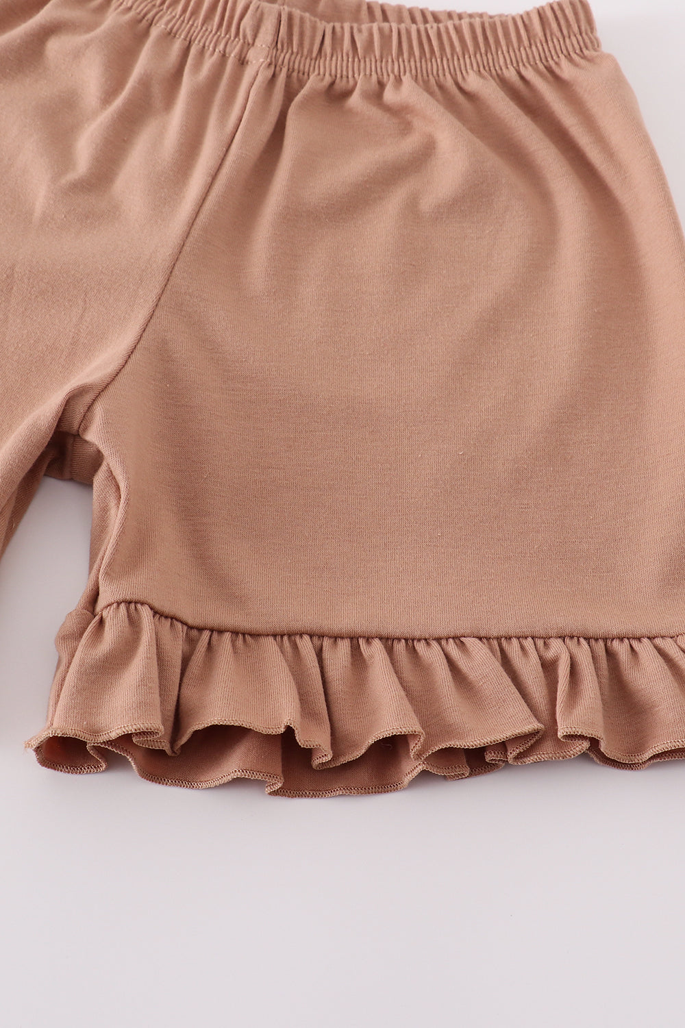 Girls Beige Cross French Knot Set