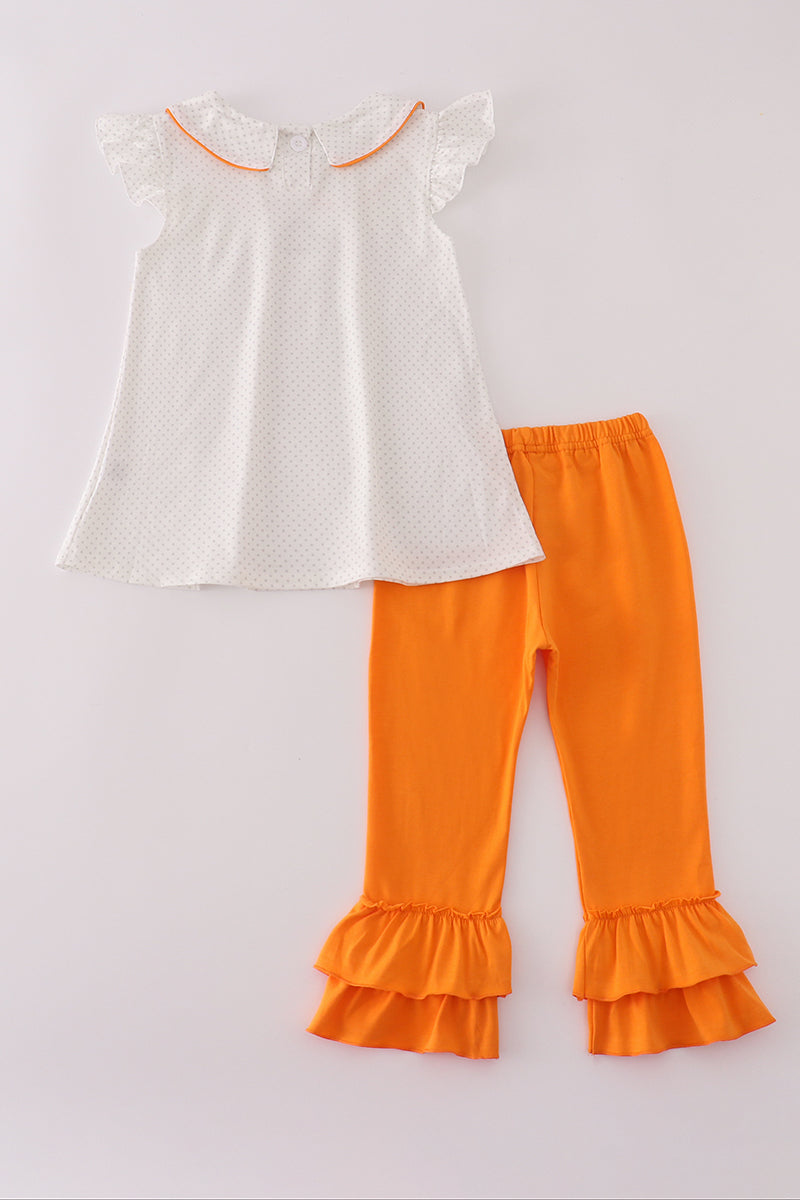Girls Tennessee Appliqué Ruffle Pants Set