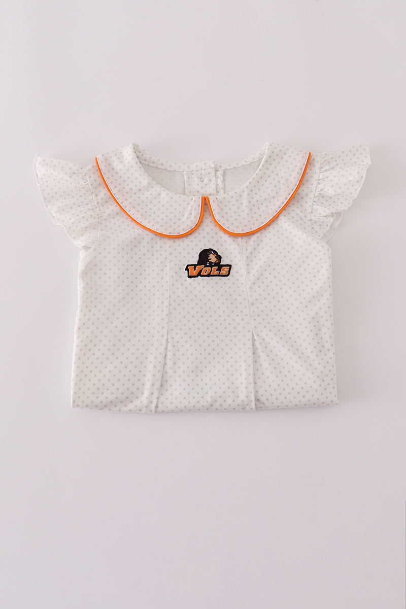 Girls Tennessee Appliqué Ruffle Pants Set