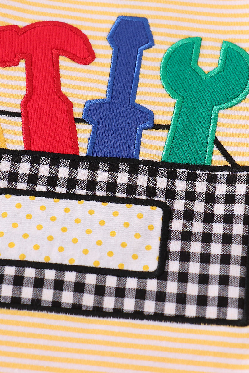 Boys Appliquéd Toolbox Set