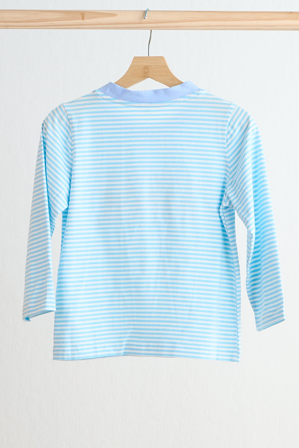 Boys Blue Puppy Hand-Smocked Shirt