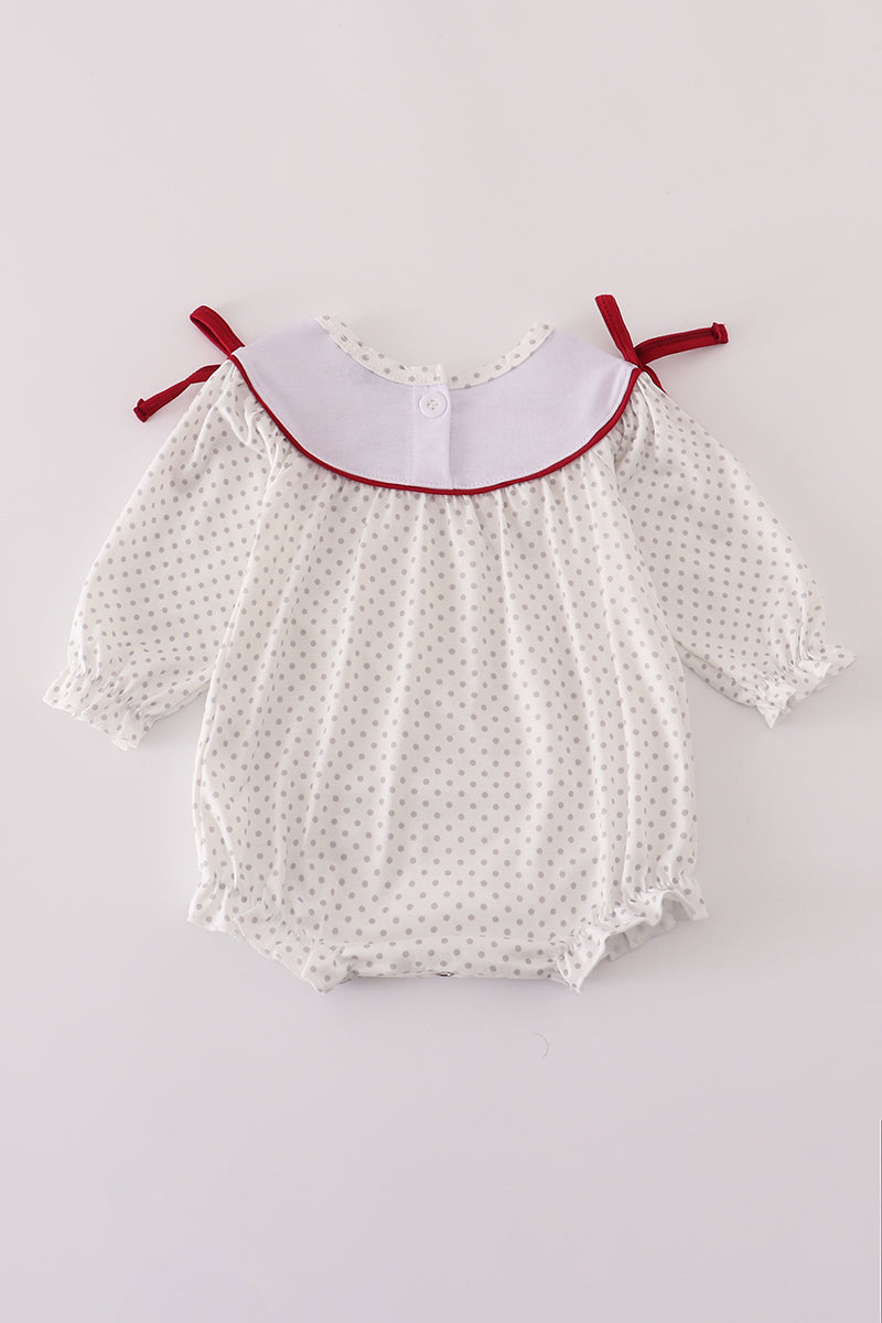 Girls Go Bama Embroidered Bubble