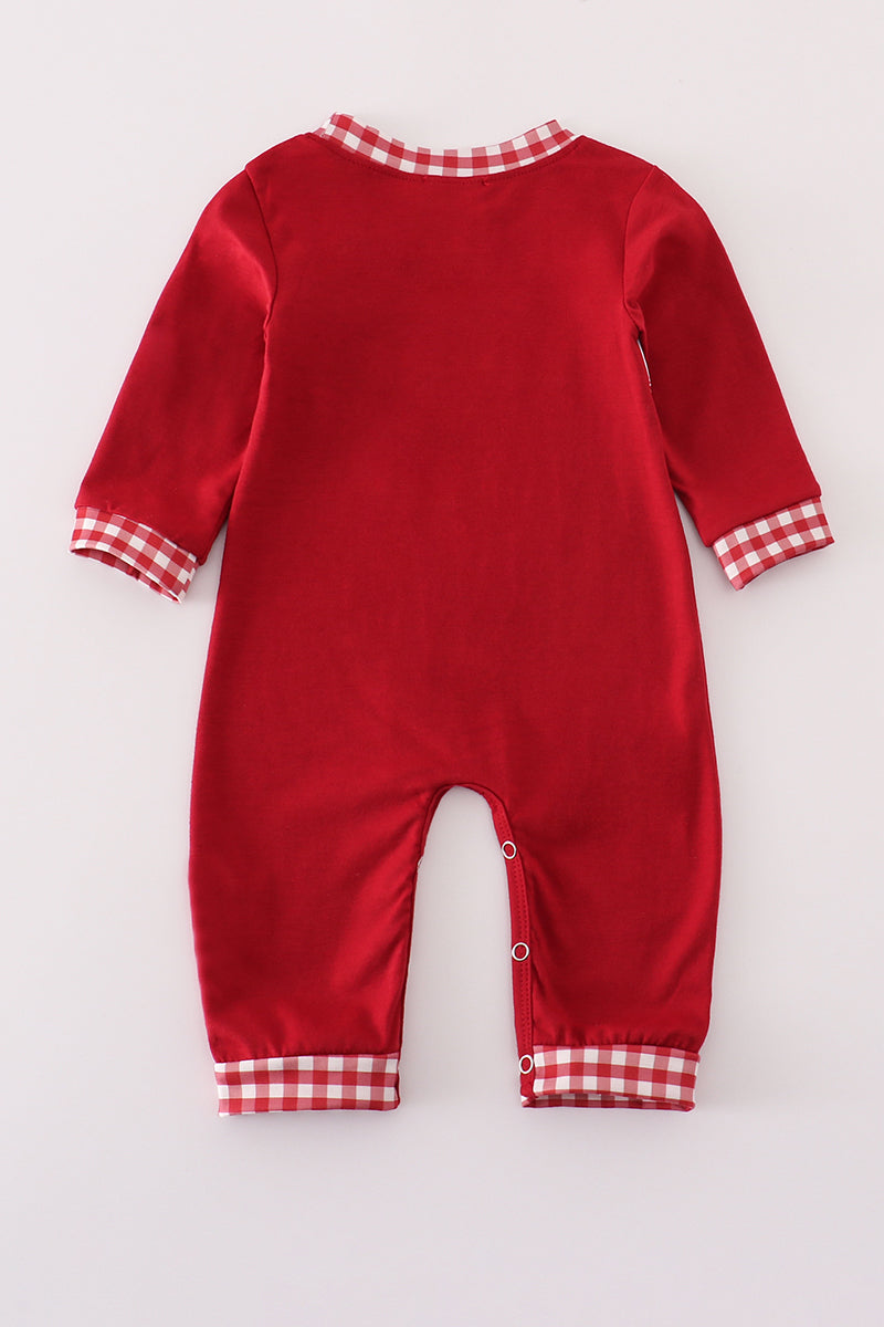 Boys Go Bama Embroidered Romper