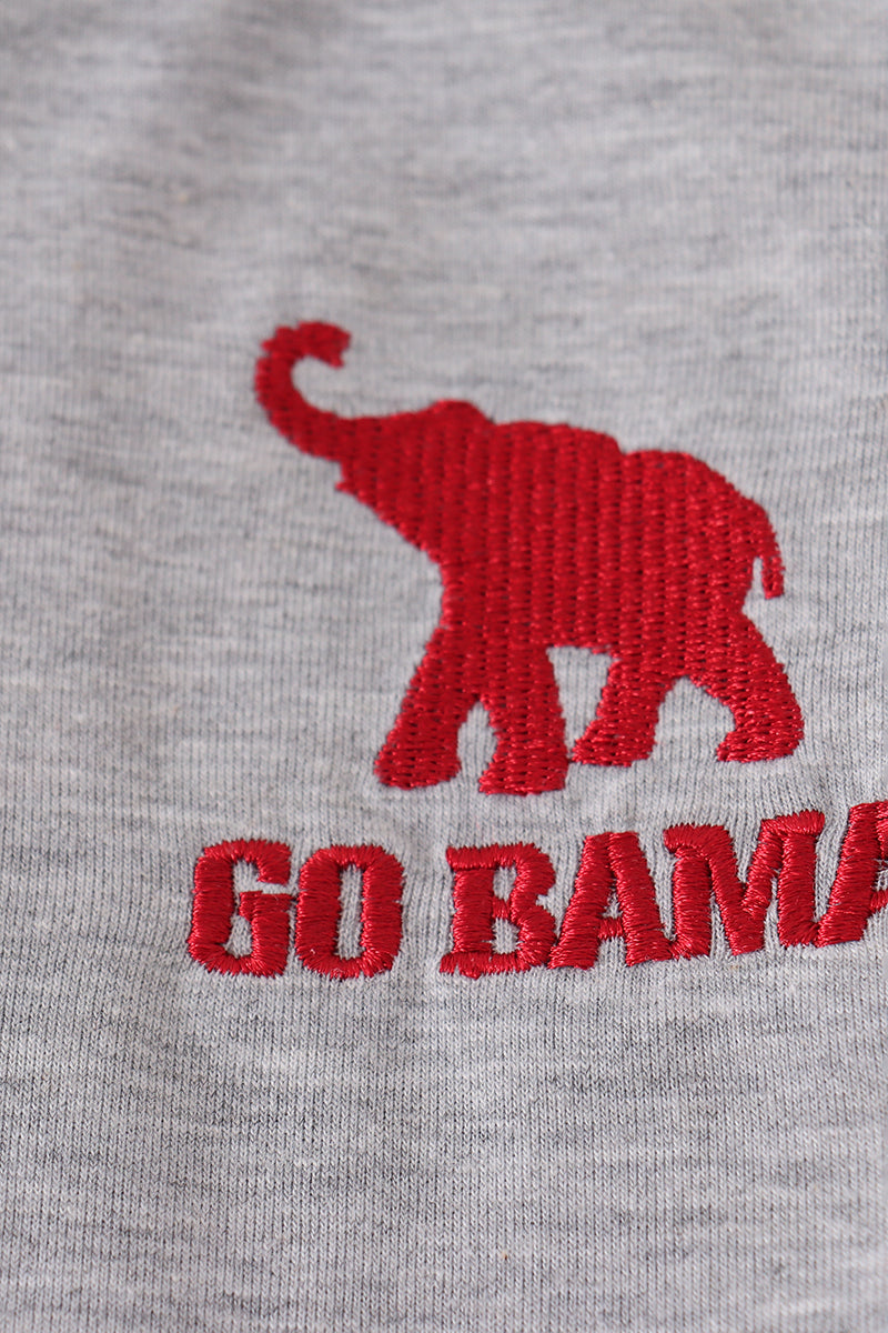 Boys Alabama Embroidered Pants Set
