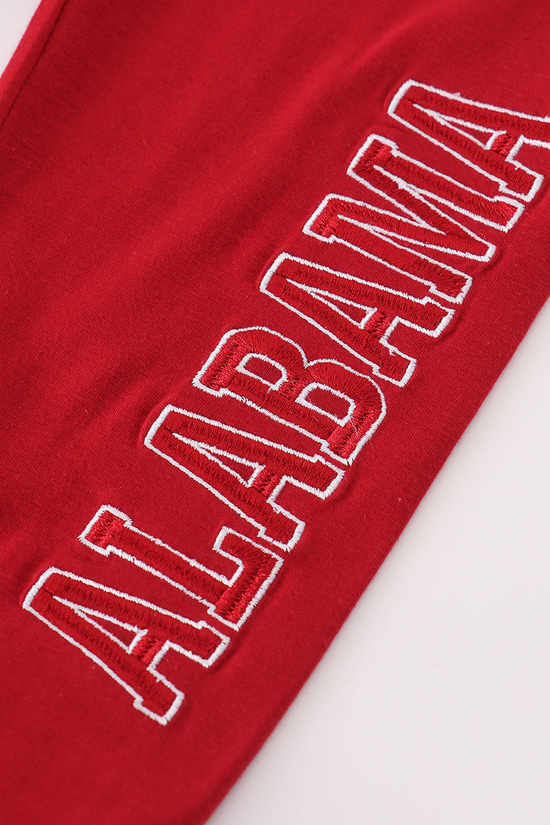 Boys Alabama Embroidered Pants Set