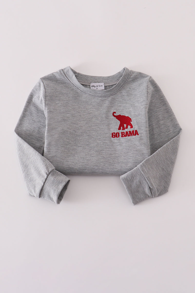 Boys Alabama Embroidered Pants Set