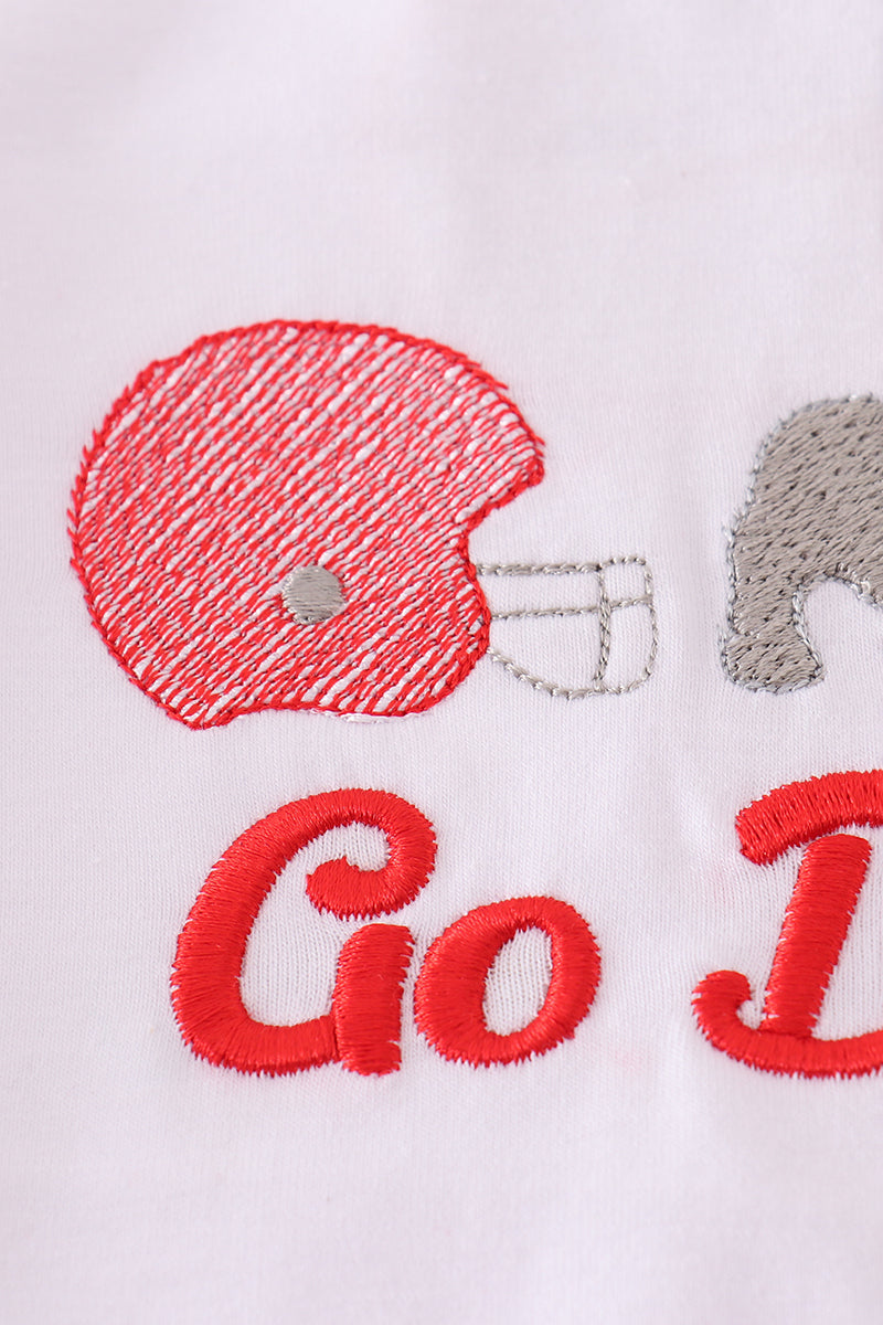 Boys Go Dawgs Georgia Embroidered Set