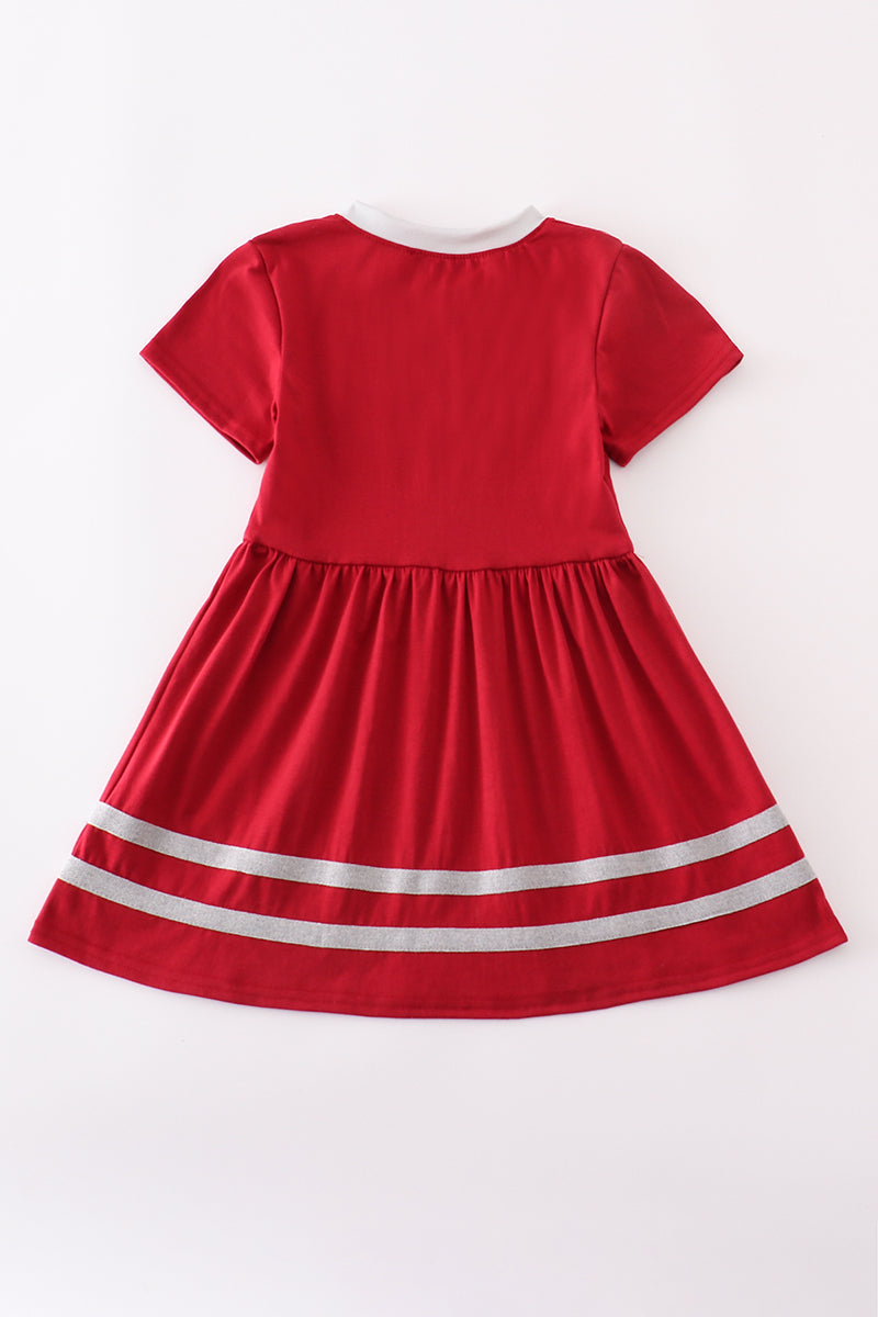 Girls Alabama Elephant Football Appliqué Dress
