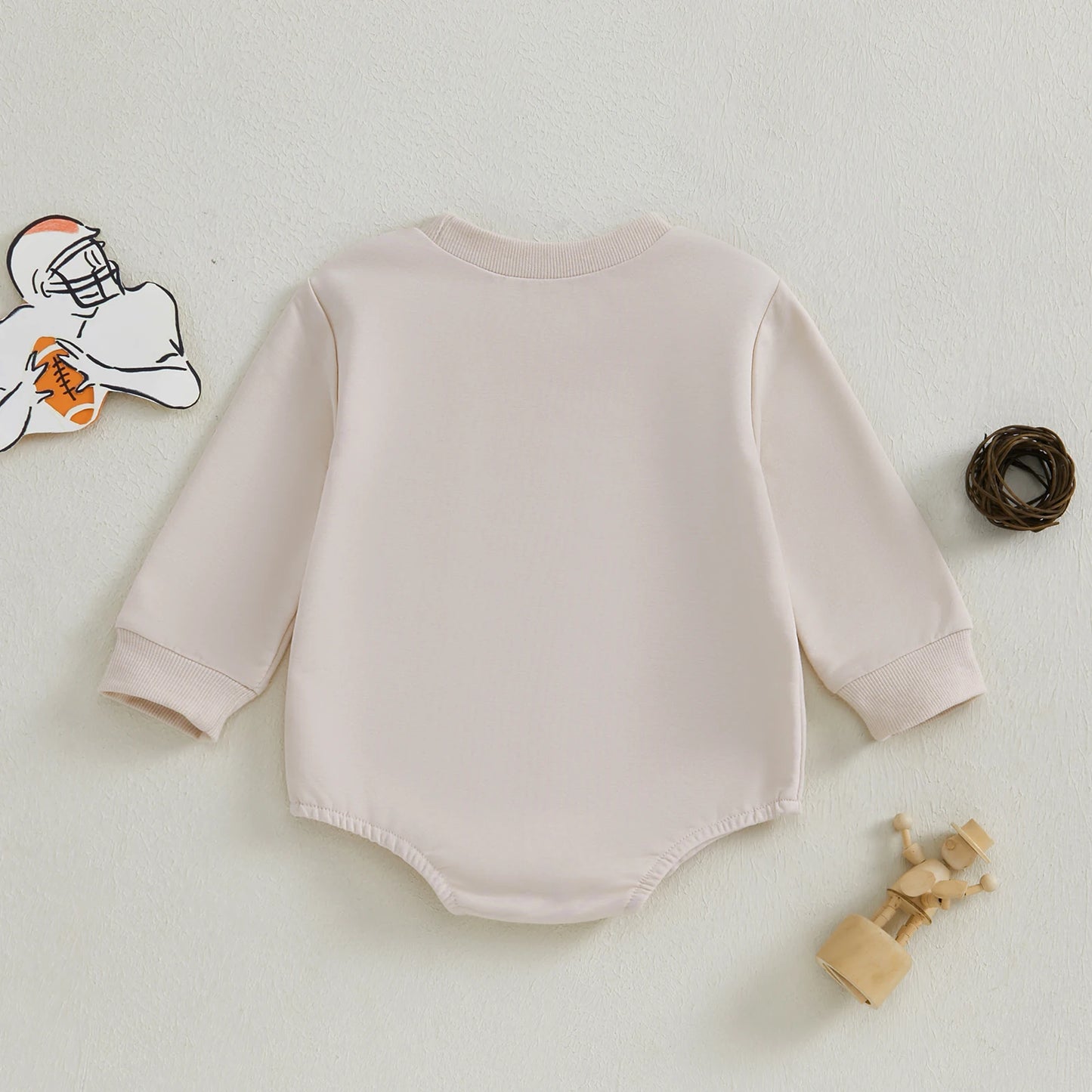 Girls Football Megaphone Ribbon Print Bubble