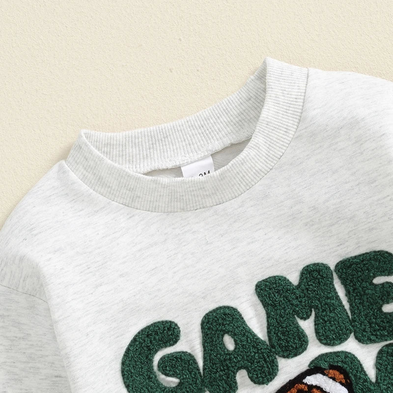 Gameday Embroidered Football Sweatshirt Bubble, Unisex