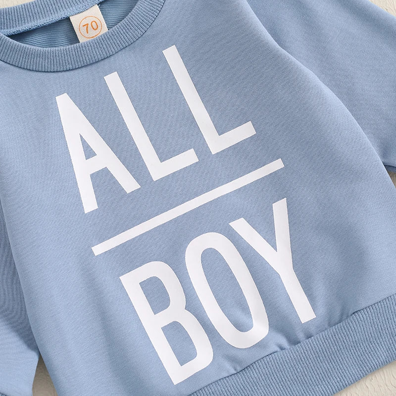 All Boy Sweatshirt & Pant Set