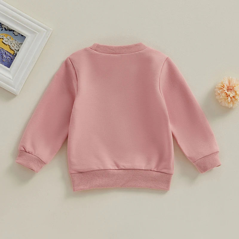 Girls Daddy's Girl Print Sweatshirt