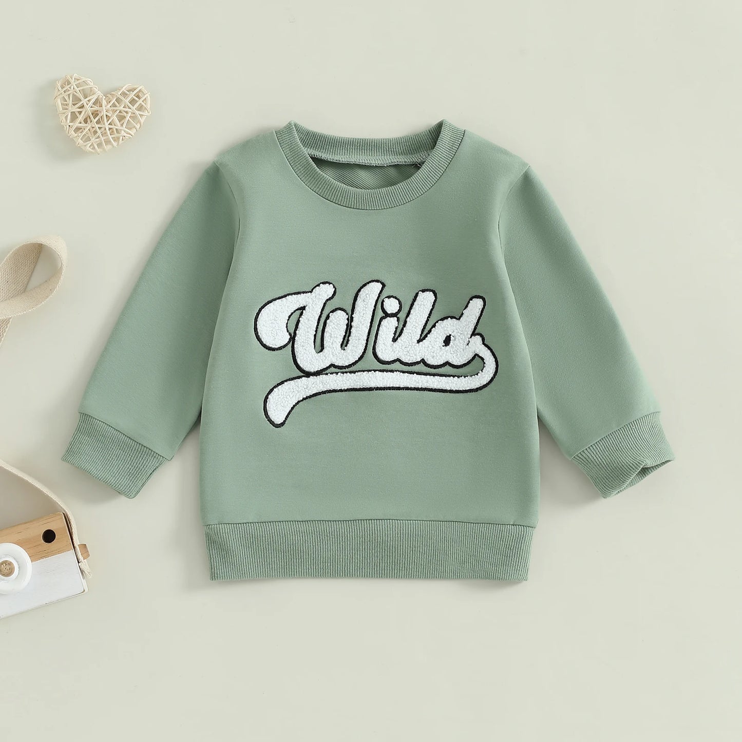 Boys Wild Embroidered Sweatshirt