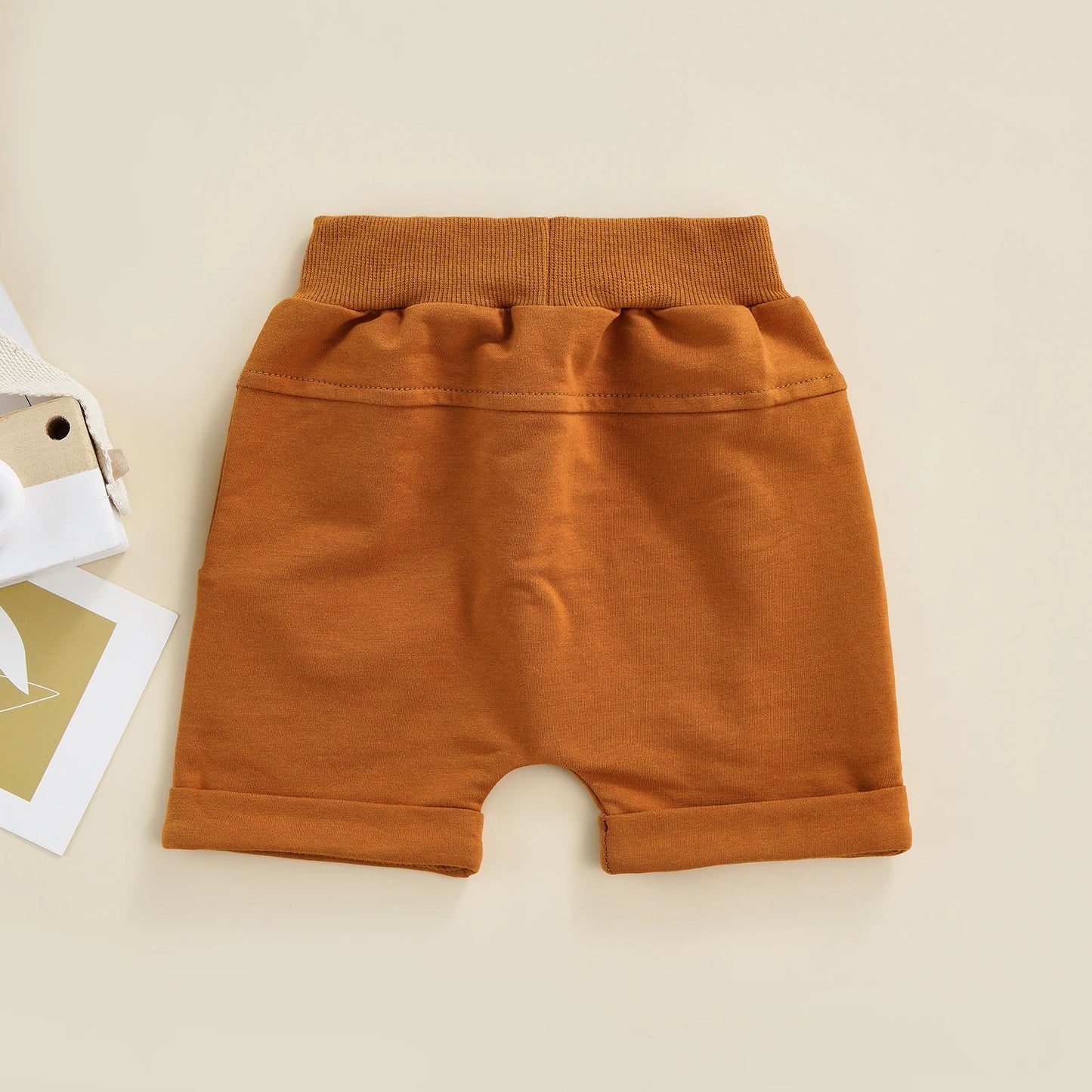 Boys Drawstring Pocket Shorts