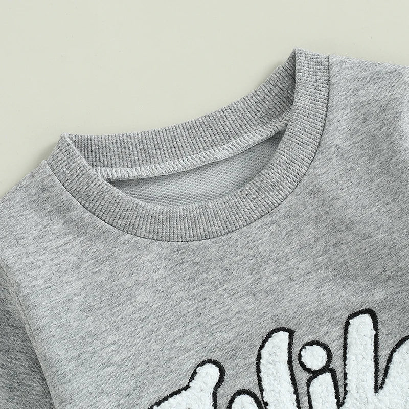 Boys Wild Embroidered Sweatshirt