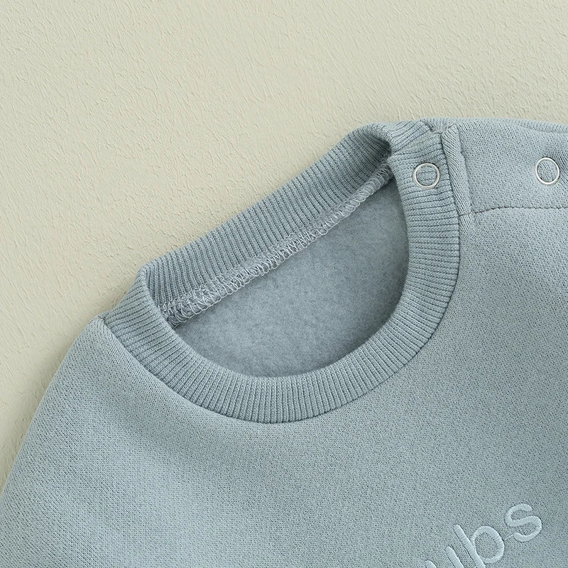 Boys Warm Bubs Embroidered Bubble