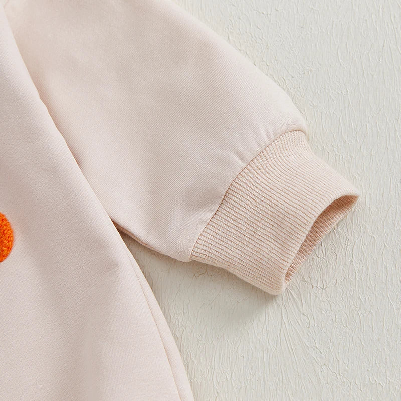 Thick Thighs Fall Vibes Pumpkin Embroidered Bubble, Unisex