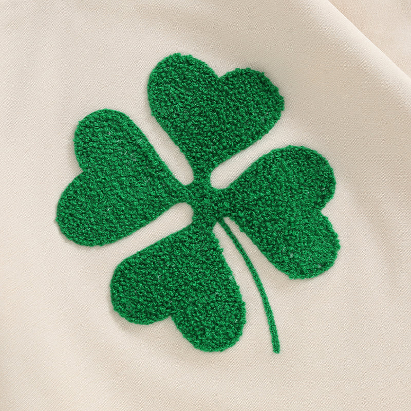 Four Leaf Clover Sweatshirt Bubble, Unisex