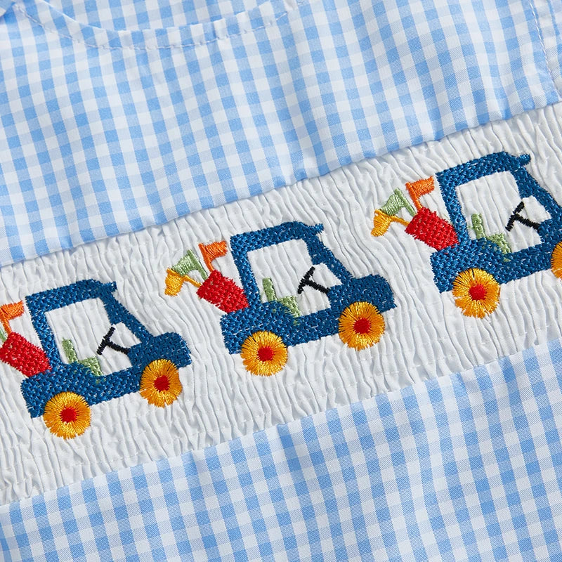 Smocked Golf Cart Bubble, Unisex
