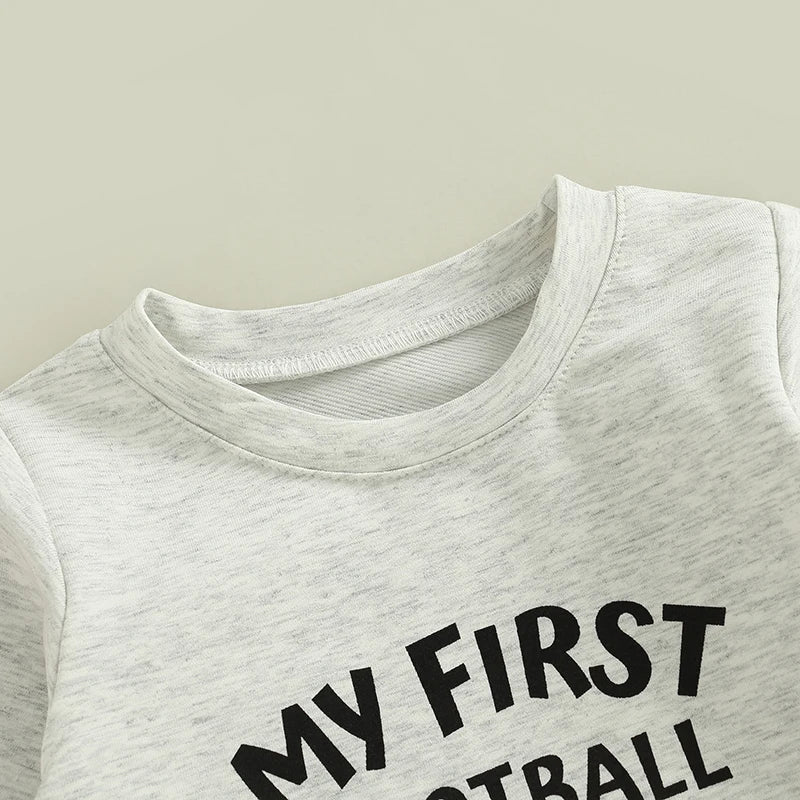 First Football Season Bubble Romper, Unisex