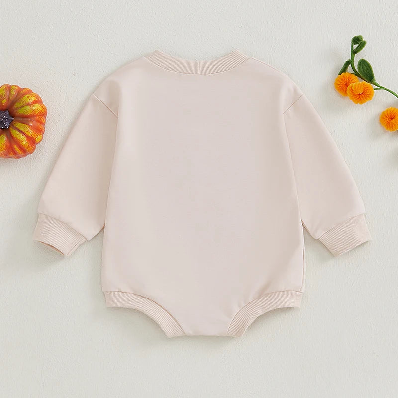 Thick Thighs Fall Vibes Pumpkin Embroidered Bubble, Unisex