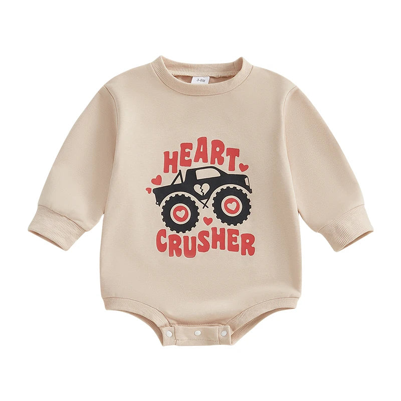 Boys Heart Crusher Monster Truck Bubble