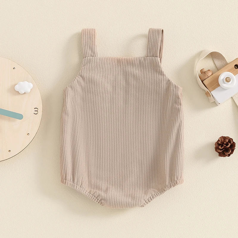 Boys Embroidered Game Day Corduroy Overalls Bubble