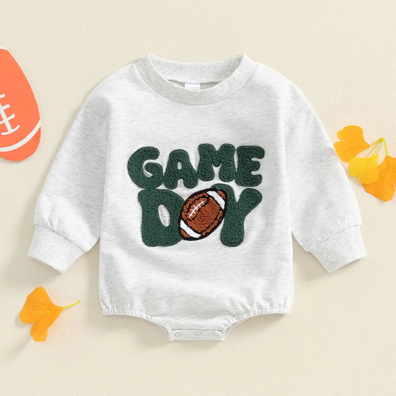Gameday Embroidered Football Sweatshirt Bubble, Unisex