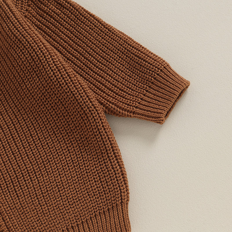 Buttoned Knit Sweater Cardigan, Unisex
