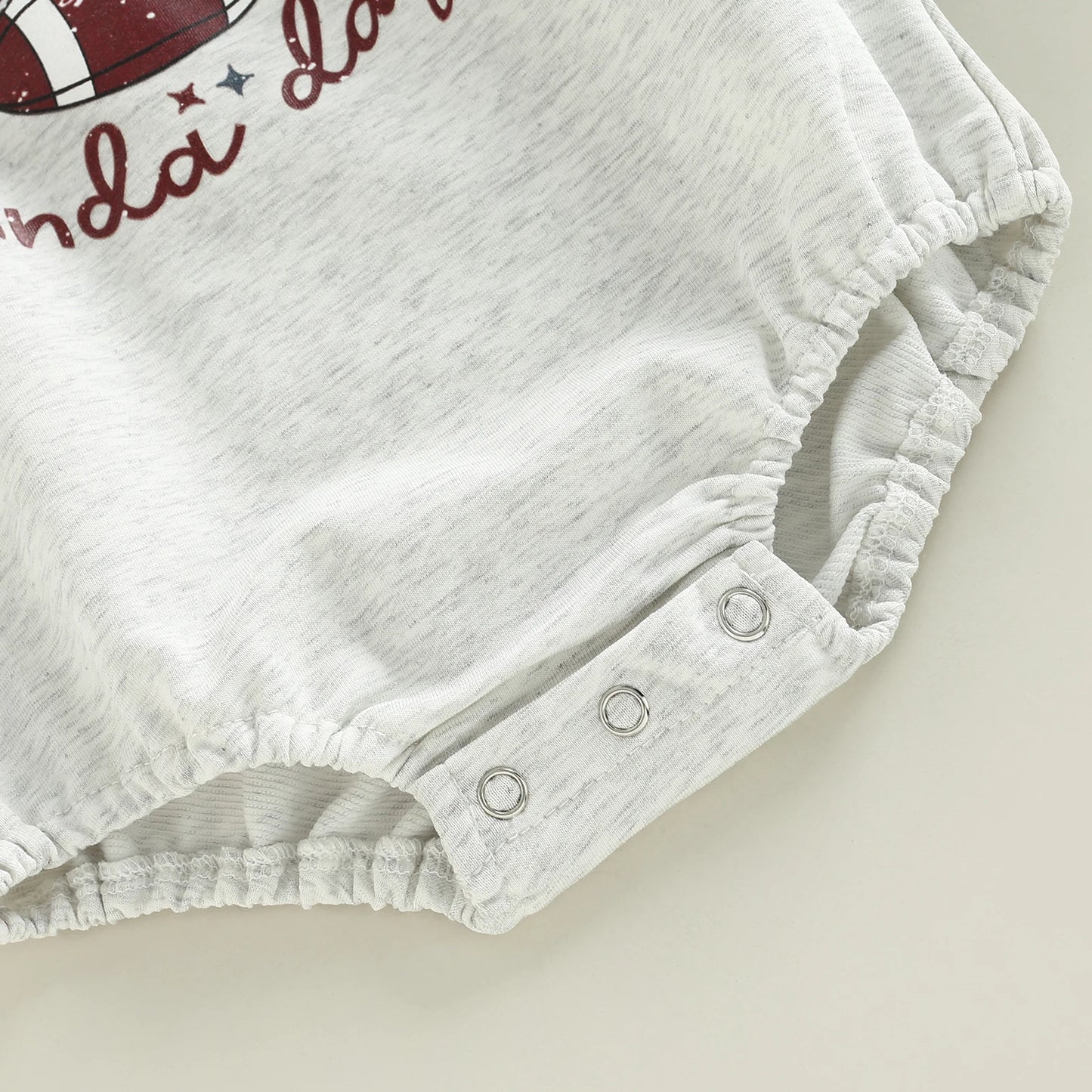 Girls Touchdown Kinda Day Bubble Romper