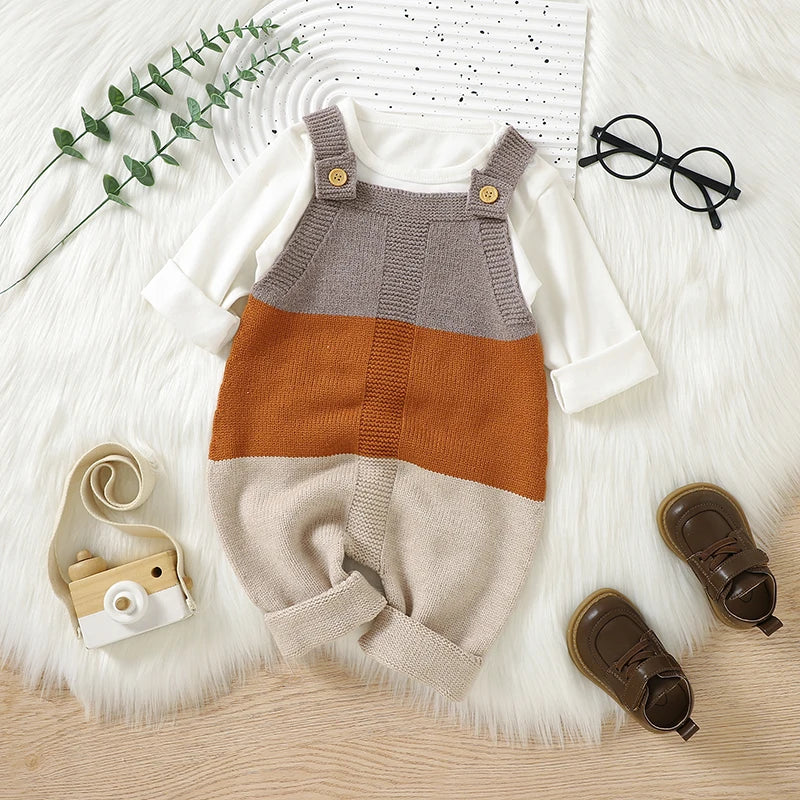 Autumn Knit Jumpsuit Overalls, Unisex