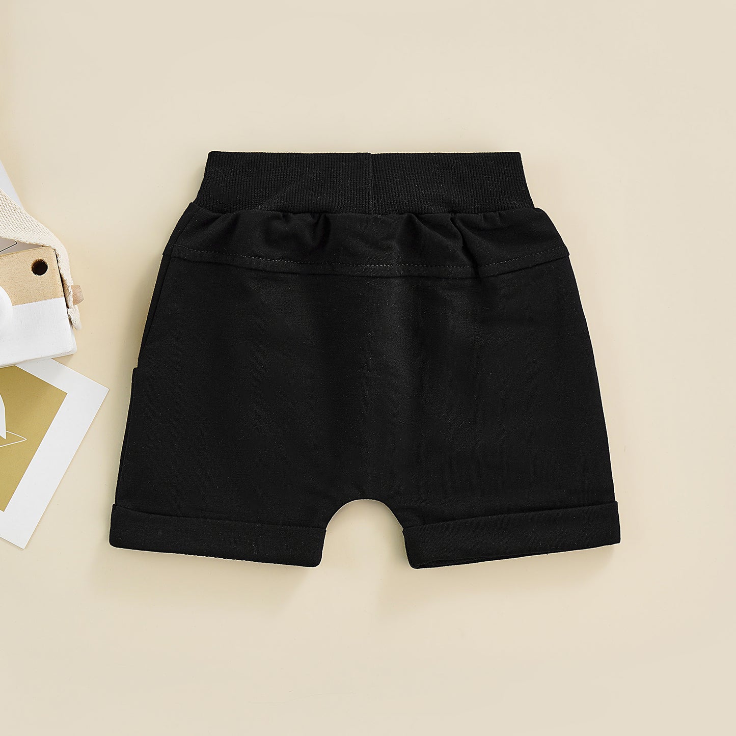 Boys Drawstring Pocket Shorts