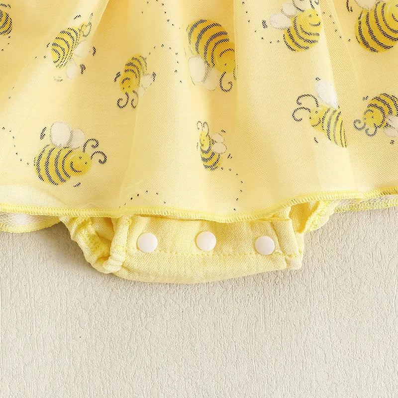 Girls "One" First Birthday Dress Bow Set
