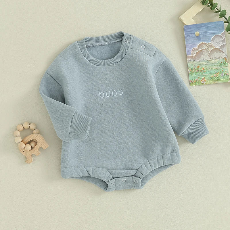 Boys Warm Bubs Embroidered Bubble