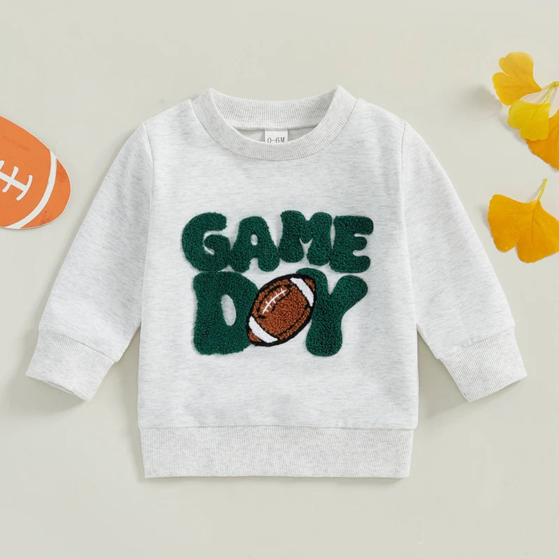 Embroidered Game Day Sweatshirt, Unisex