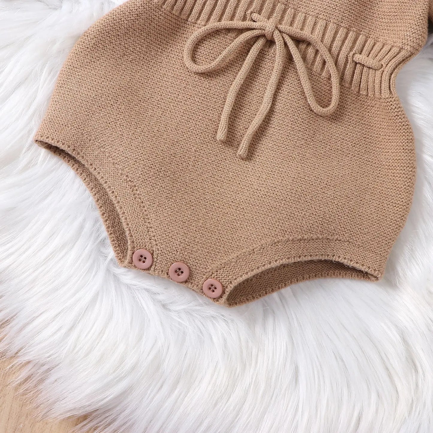 Girls Knitted Long Sleeve Bubble