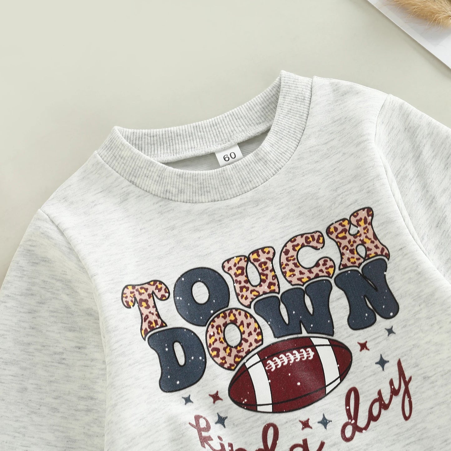 Girls Touchdown Kinda Day Bubble Romper