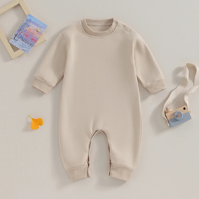 Warm Fleece Romper Pajamas, Unisex