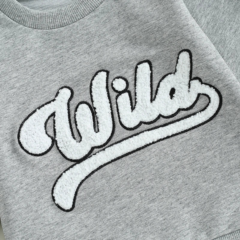 Boys Wild Embroidered Sweatshirt
