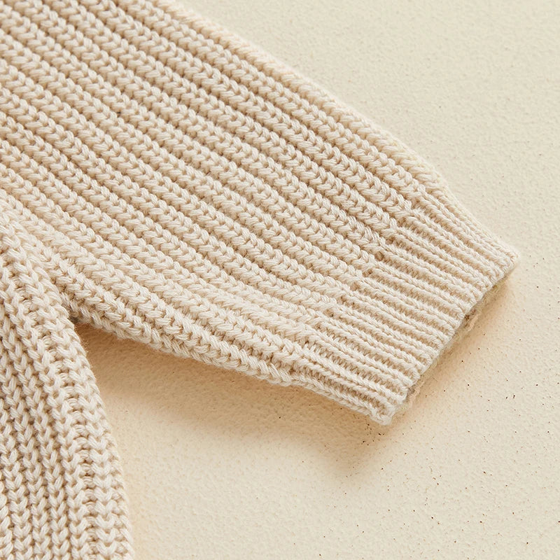 Lil Tiger Embroidered Football Knit Sweater, Unisex