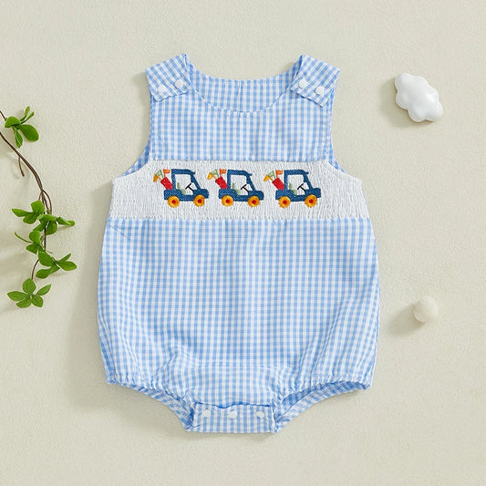 Smocked Golf Cart Bubble, Unisex