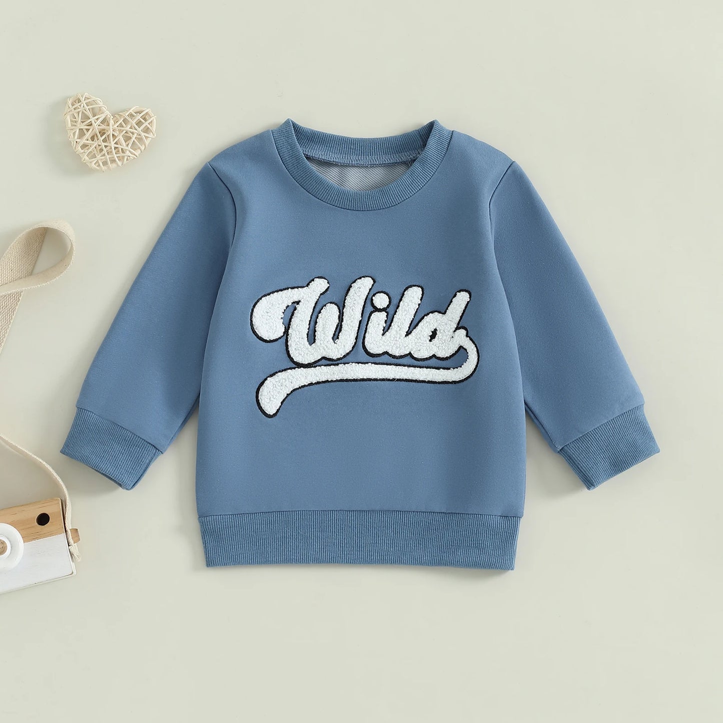 Boys Wild Embroidered Sweatshirt