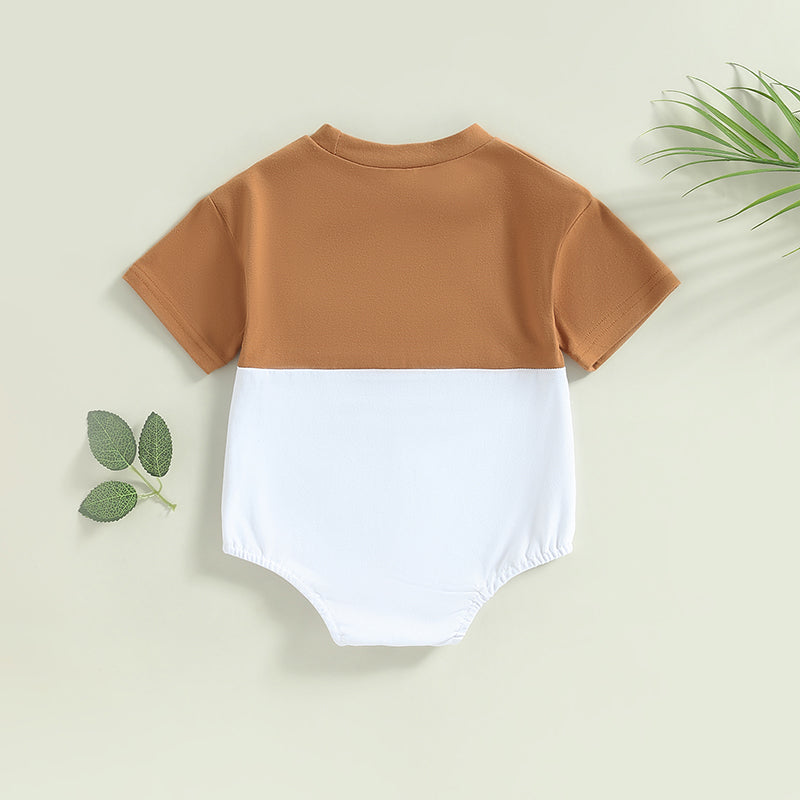 Boys Contrast Color Pocket Bubble