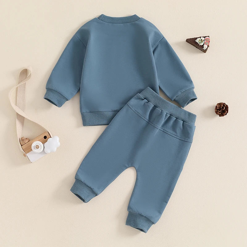 Boys Steal Your Snacks Sweatshirt Pant Set