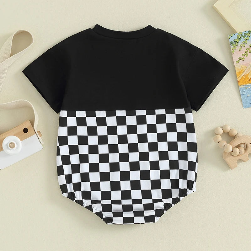 Boys Checkered Pocket Bubble
