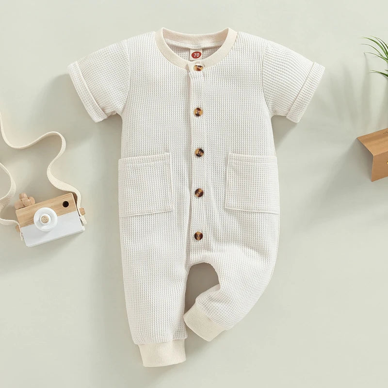 Fall Waffle Romper, Unisex