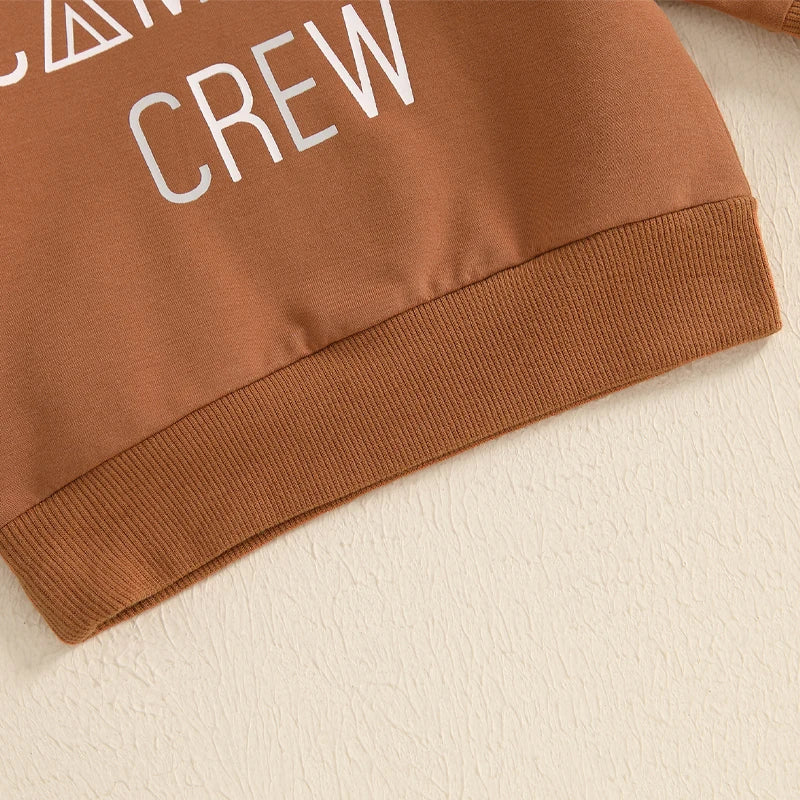Campfire Crew Print Sweatshirt, Unisex